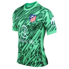 Jalkapallo Peliasut Atlético Madrid Maalivahti Lasten Vieras Pelipaita 2024-25 Lyhythihainen